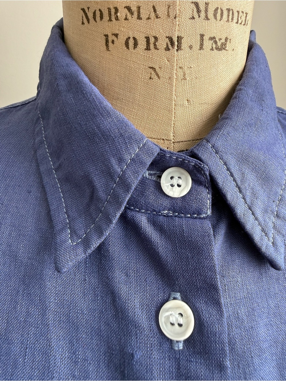 Power Of My People Proper Fit Linen Shirt